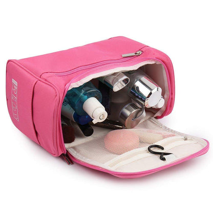 Bright portable high capacity cosmetic travel toiletry organiser bag - Supple Room