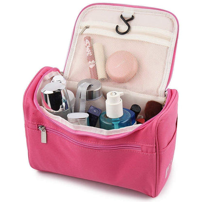 Bright portable high capacity cosmetic travel toiletry organiser bag - Supple Room