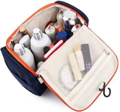 Bright portable high capacity cosmetic travel toiletry organiser bag - Supple Room