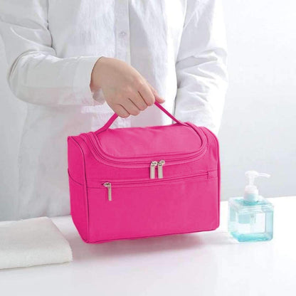 Bright portable high capacity cosmetic travel toiletry organiser bag - Supple Room