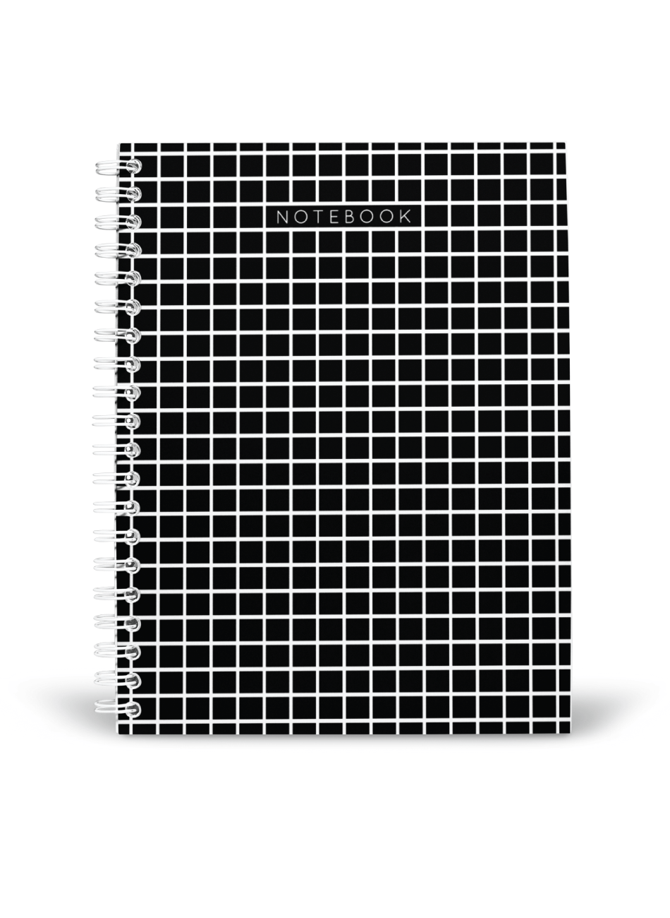 Checkered Notebook | Available in various sizes