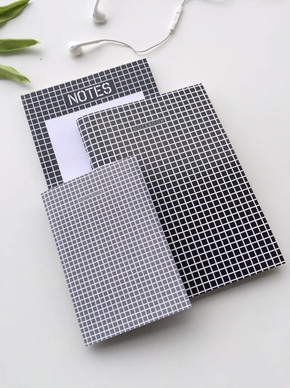 Checkered Trio | Set of A5 Notebook, Notepad and A6 Notebook - Supple Room