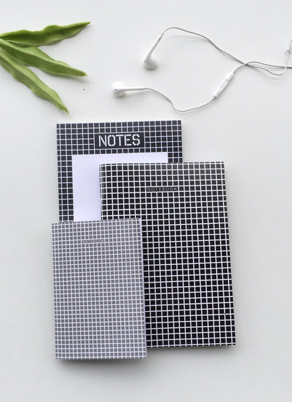 Checkered Trio | Set of A5 Notebook, Notepad and A6 Notebook - Supple Room