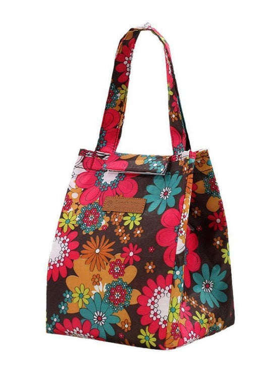 Chic & stylish insulated Lunch bag- Motifs - Supple Room