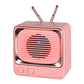 Classic Mini TV Retro Wireless Bluetooth Speaker with Rose gold detailing | Available in 3 colors - Supple Room