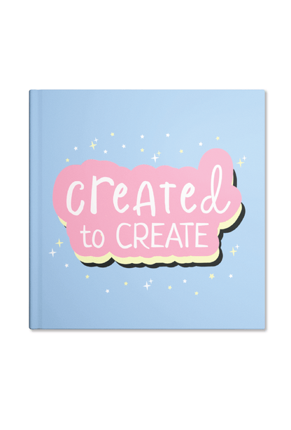 Created to Create Notebook | Available in various sizes | (BLUE)