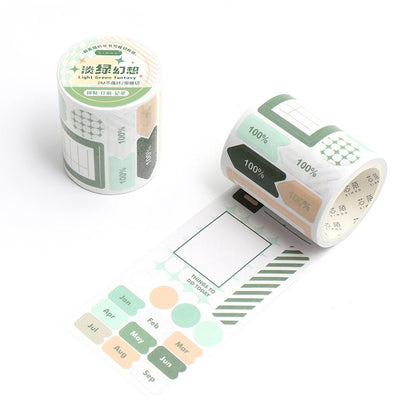 Cute and Functional plaid series Washi Tape Roll | 2 metre roll - Supple Room