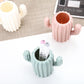 Cute Cactus Pen / Brush holder | Storage Organiser | Available in 2 colors