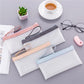 Cute Translucent Frosted Zipper Pencil Pouch - Supple Room