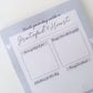 Daily Gratitude Pad| A5 size | 50 sheets - Supple Room