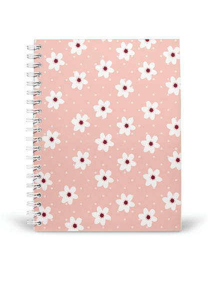 Dainty Daisies Notebook | Available in various sizes