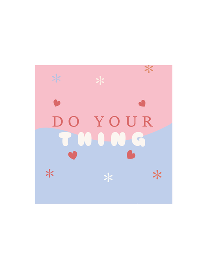 Do your Thing Notebook | Available in various sizes