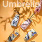 Elegant luxe umbrellas with gold detailing | 6 fold with box & pouch | For Rains & sunny day - Supple Room