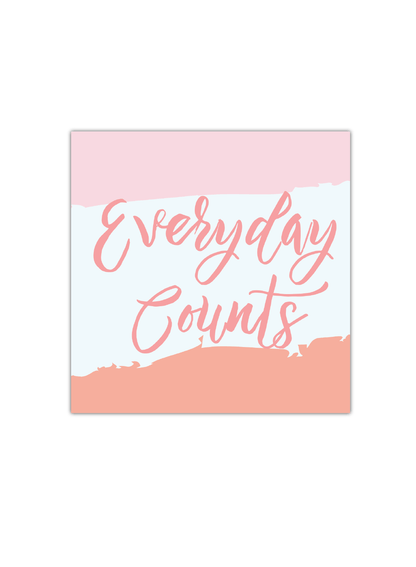 Everyday Counts Notebook | Available in various sizes