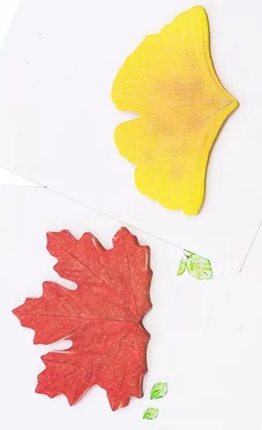 Exotic Leaf sticky notes | Biloba/Linden/Maple