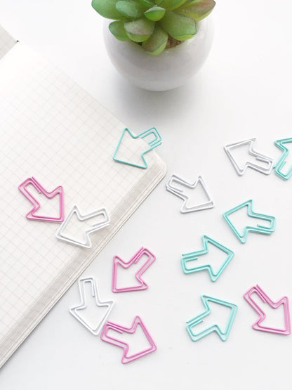 Eye Candy Arrow Paper Clips | Set of 6 or 12 - Supple Room