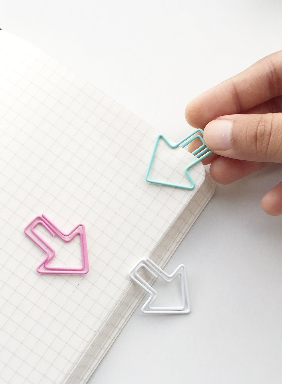 Eye Candy Arrow Paper Clips | Set of 6 or 12 - Supple Room