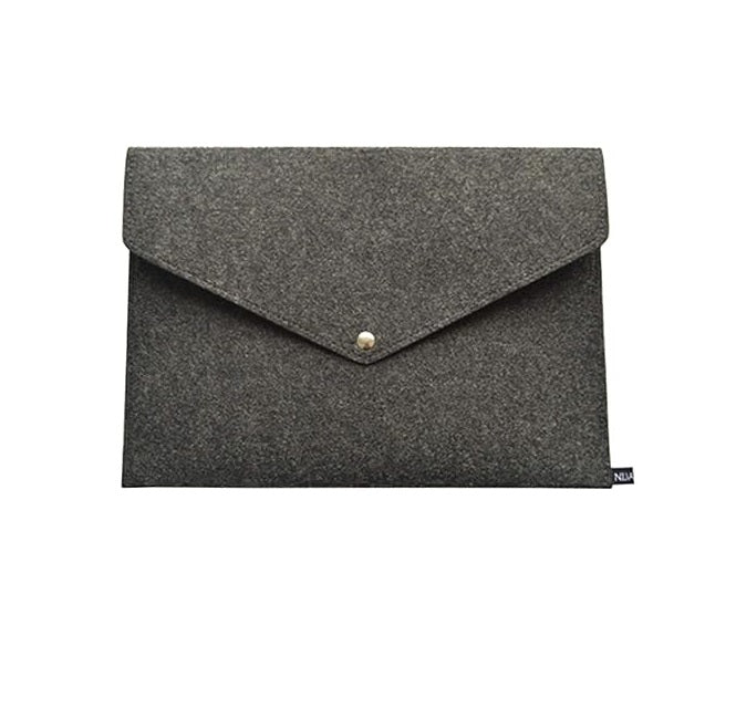Felt Document folder / iPad/ Small laptop sleeve | A4 Size | 2 colors available - Supple Room