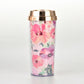 Floral blossoms Double Wall insulated Water Tumbler with Lid | Reusable | 450 ml - Supple Room