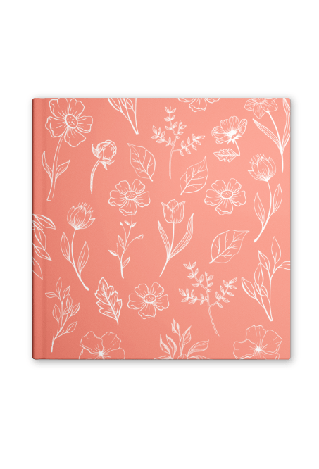 Floral Lined Notebook | Available in various sizes - Supple Room