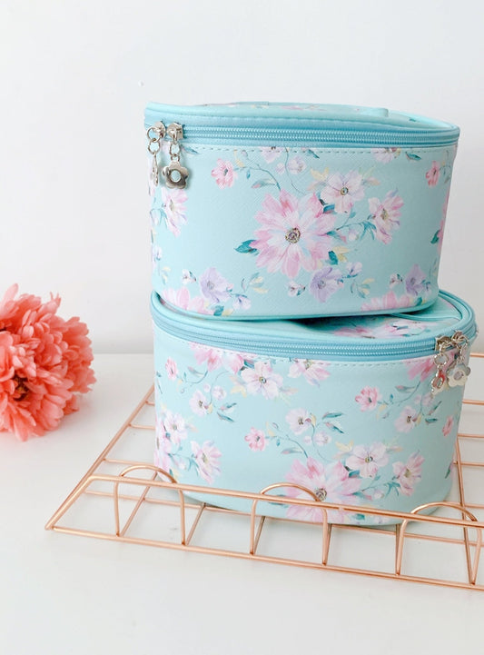 Floral Sky Cosmetic / Toiletry storage vanity bag - Supple Room