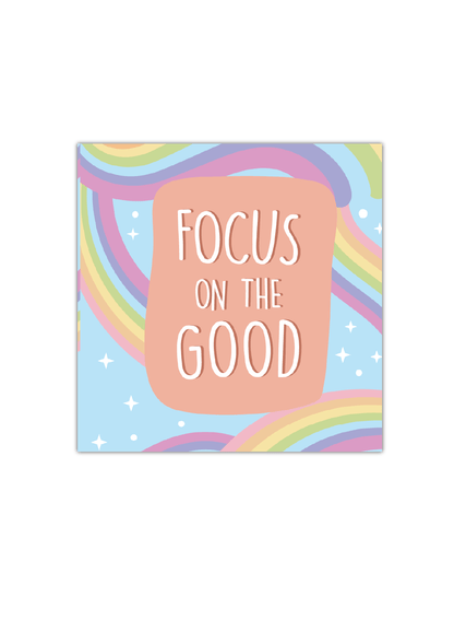 Focus on the Good Notebook | Available in various sizes | Blue