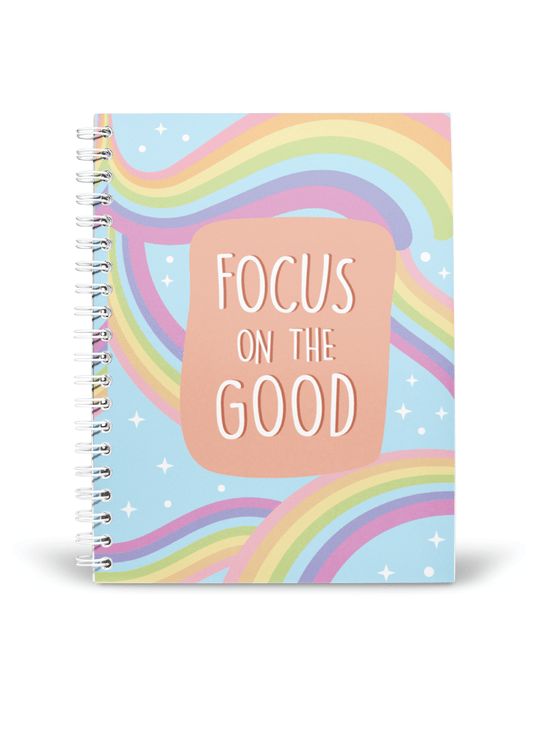 Focus on the Good Notebook | Available in various sizes | Blue