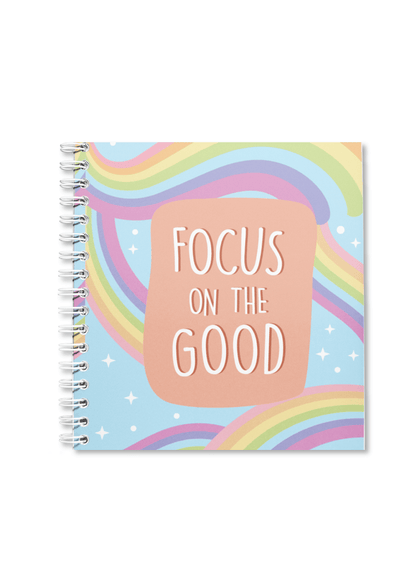 Focus on the Good Notebook | Available in various sizes | Blue