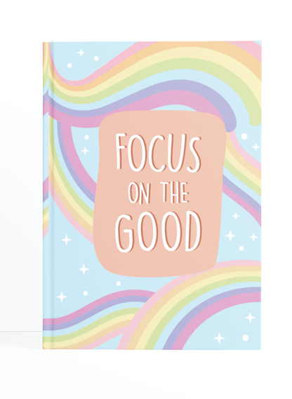 Focus on the Good Notebook | Available in various sizes | Blue