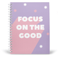 Focus on the Good Notebook | Available in various sizes | Lilac