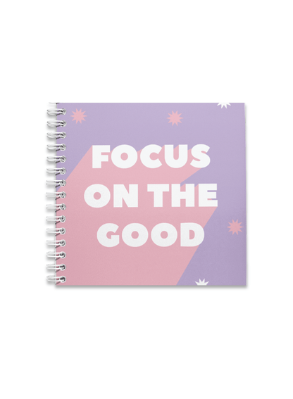 Focus on the Good Notebook | Available in various sizes | Lilac