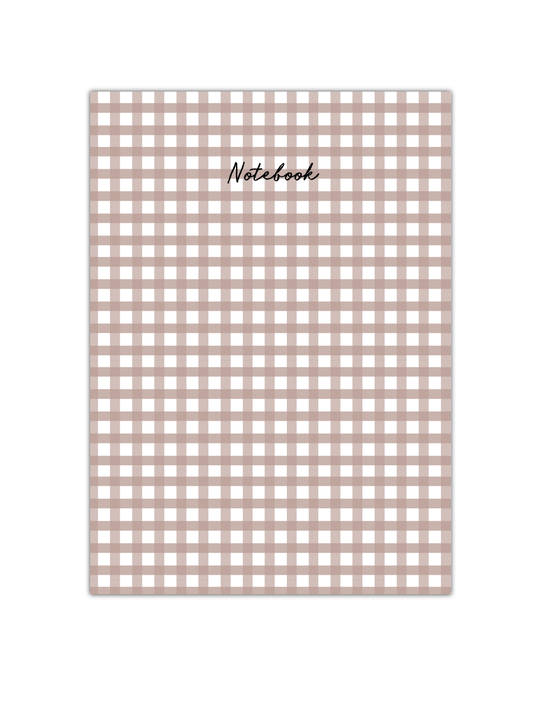 Gingham Notebook | Available in various sizes