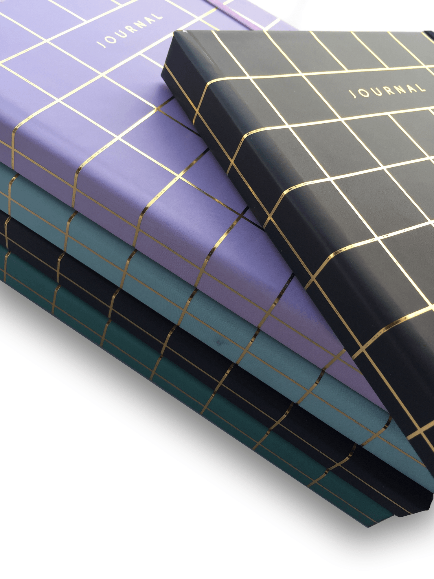 Gold Foiled Supreme Multi-Purpose Journal Notebook | Hardcover | Plain pages | Available in 5 colors - Supple Room