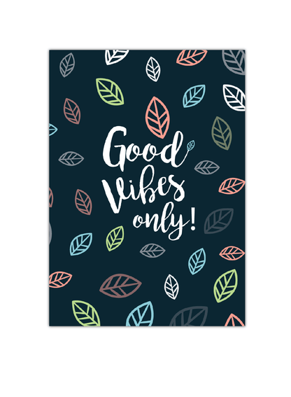 Good Vibes Only Notebook | Available in various sizes