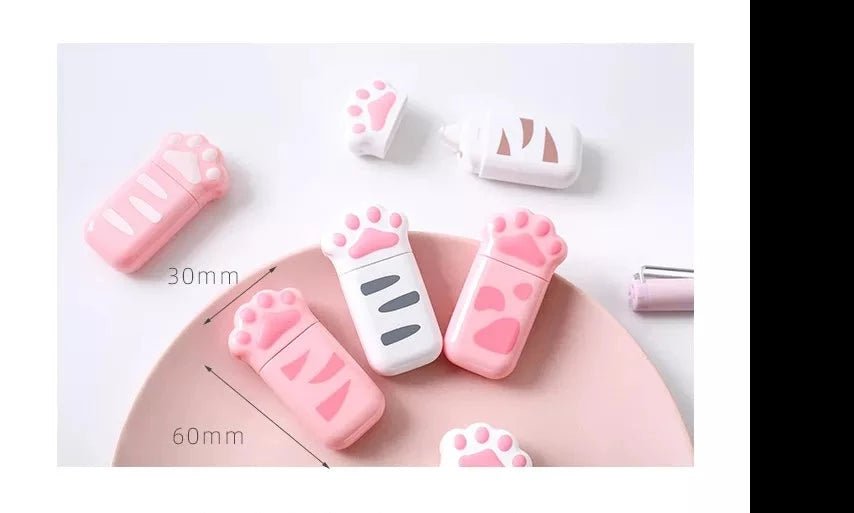 Kitty Paw Portable Correction Tape | Available in 3 designs