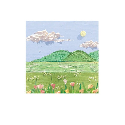 Landscape Oil Painting Sticky Notes - Supple Room