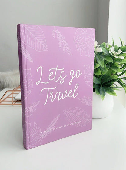 Lets go Travel Planner Journal | A5 Size Hardcover - Supple Room