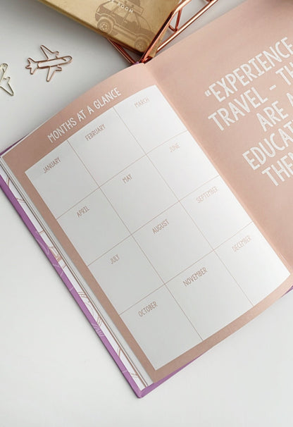 Lets go Travel Planner Journal | A5 Size Hardcover - Supple Room