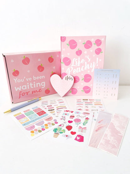 'Life is Peachy" Annual UNDATED Planner | A5 Hardbound - Supple Room