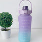 Lilac Dreamy Pastels Ombre effect Time marked bottle for Home/School/Office/Gym/Travel | Non Toxic & Leakproof - Supple Room