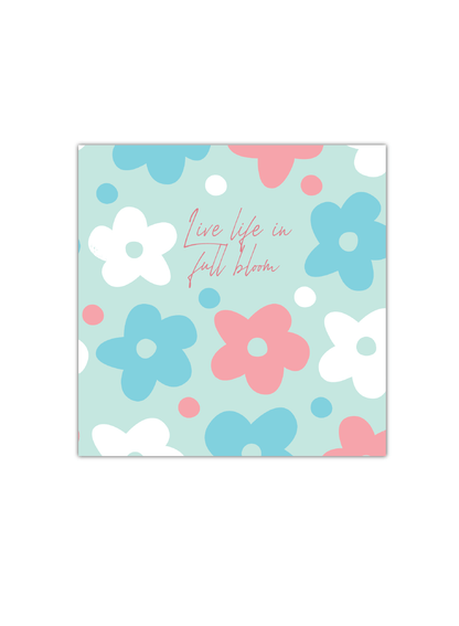 Live life in full Bloom Notebook | Available in various sizes