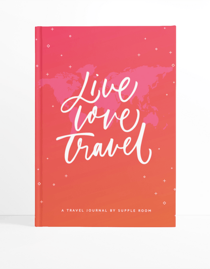 "Live Love Travel" Travel Planner Journal | A5 Size Hardcover - Supple Room