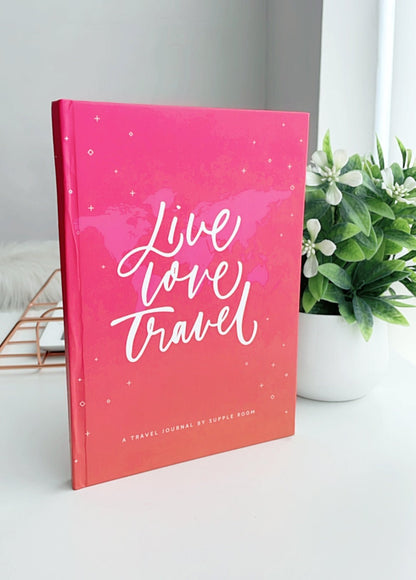 "Live Love Travel" Travel Planner Journal | A5 Size Hardcover - Supple Room