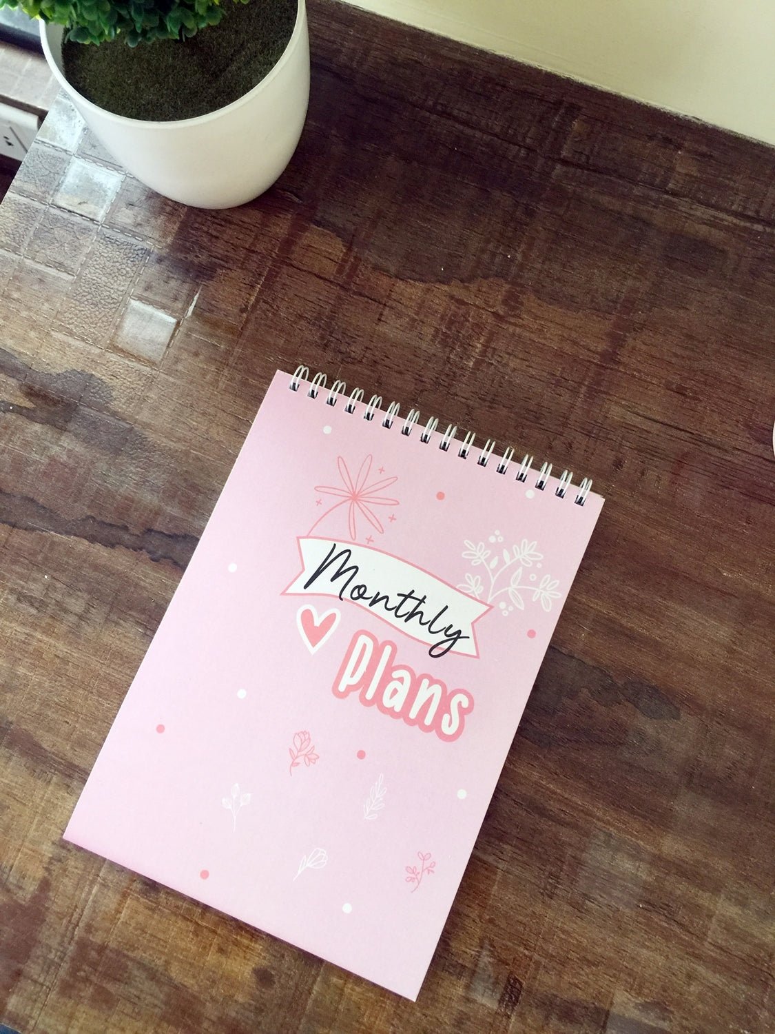 Lovely Bloomy Daily/ Weekly/Monthly Planners | Spiral A5 Size | 50 sheets each - Supple Room