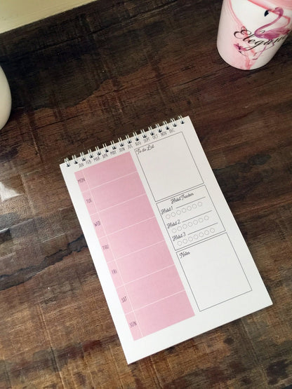 Lovely Bloomy Daily/ Weekly/Monthly Planners | Spiral A5 Size | 50 sheets each - Supple Room