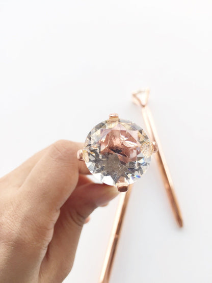 Luxury Rose Gold Crystal ballpoint Pen - Supple Room