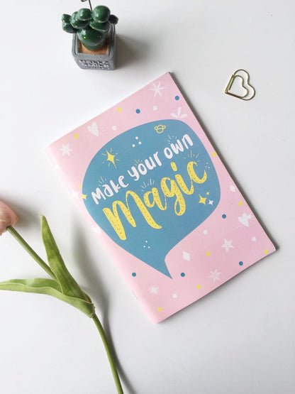 Make your own Magic | A5 Notebook | Plain - Supple Room