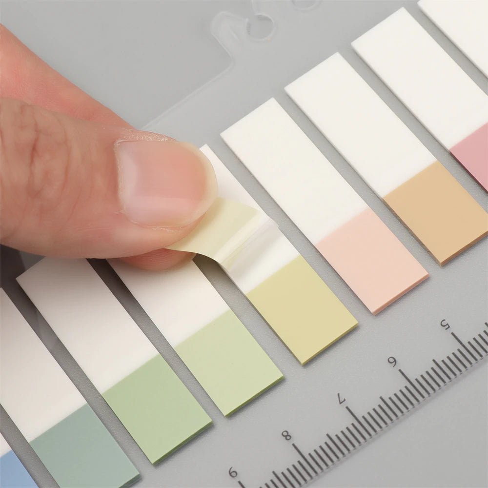 Minimal Translucent Index Sticky Note Page Tabs/ Markers for