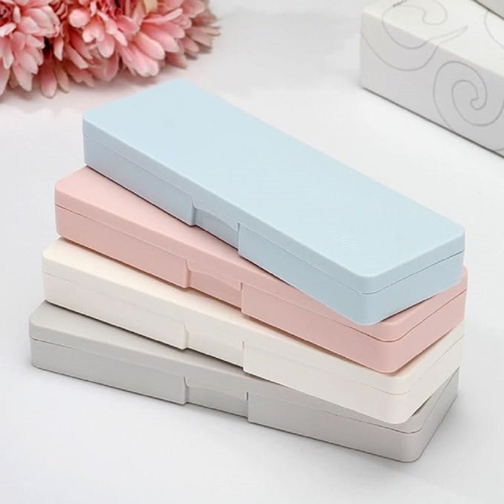 Minimalist Solid Pastel Pencil Case | Available in 4 colors - Supple Room