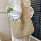 Modern Chic handwoven straw handbag | Large capacity - Supple Room
